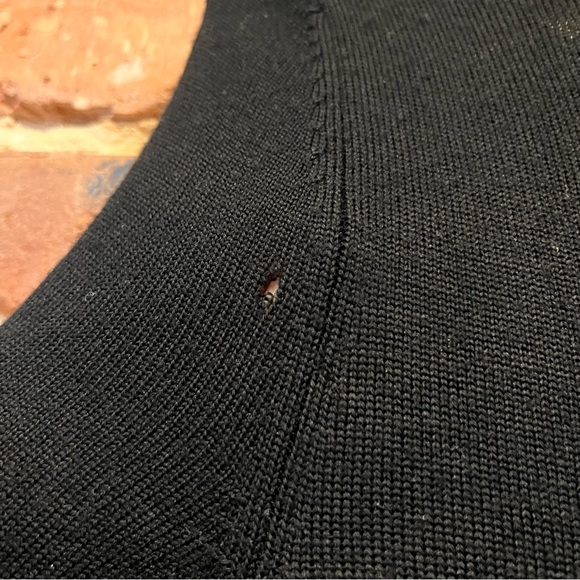 Lilly Pulitzer Helena Dress 100% Merino Wool Black Size Small - Picture 8 of 9